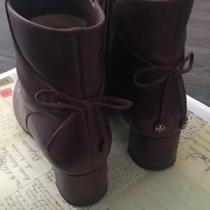 tory burch burgundy boots